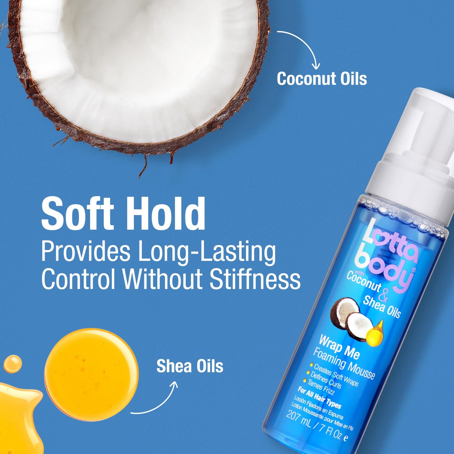 Lottabody Wrap Me Foaming Mousse 7 oz