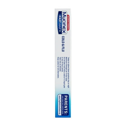 Mucinex Fast-Max Cold and Flu Medicine, Chest Congestion, Cough, Sore Throat, 10 Liquid Gels *Exp 8/26*