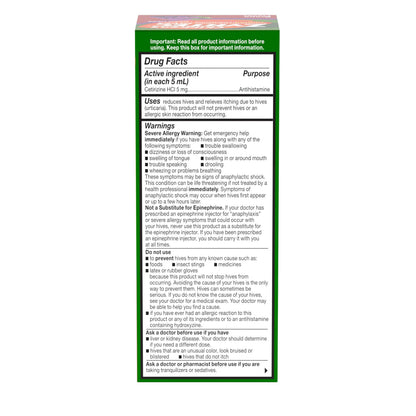 Zyrtec Children's Hives Relief Liquid Grape