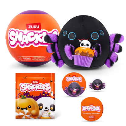 Snackles Halloween Series 1 5-inch Plush by ZURU, Plush with Snack Accessory