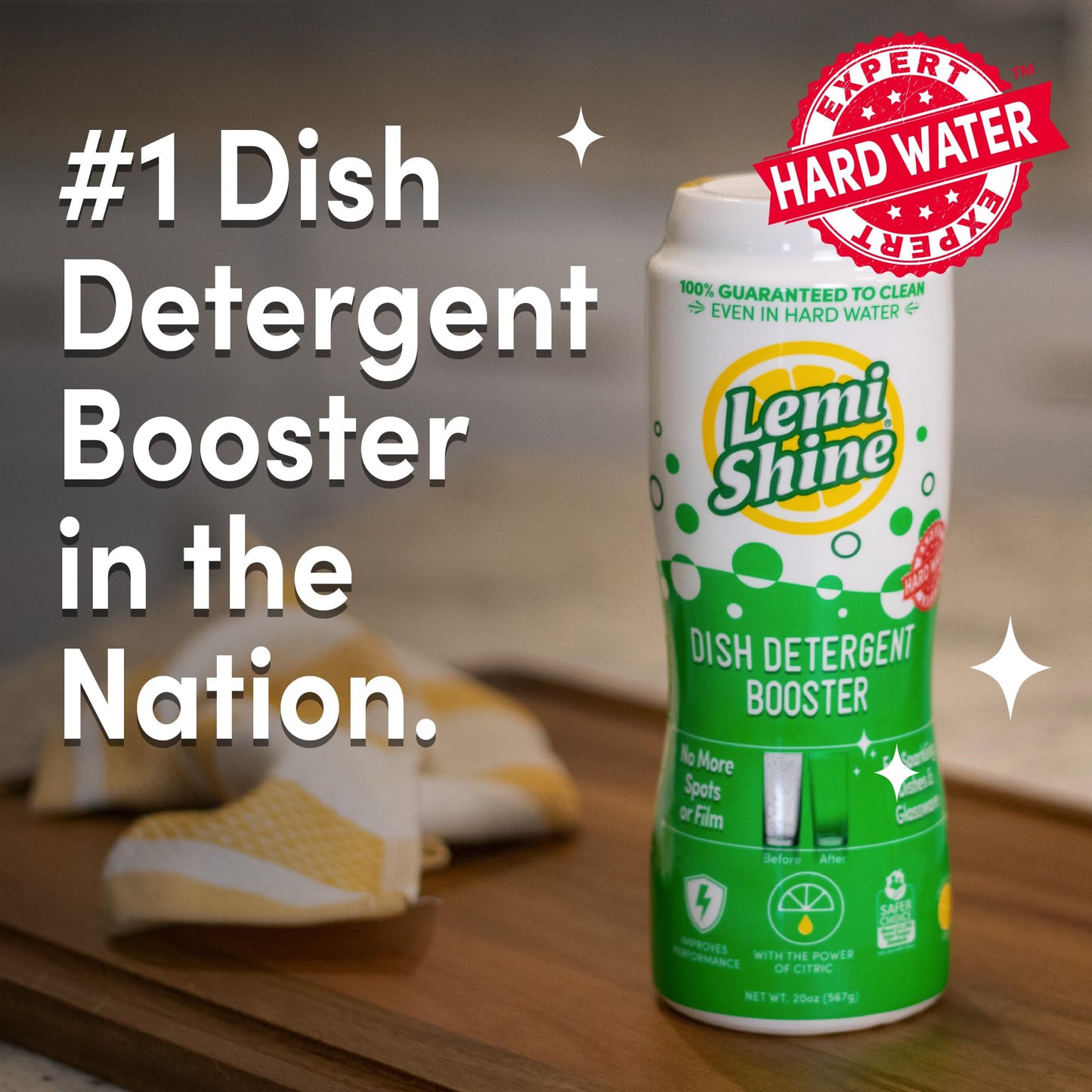 Lemi Shine Dish Detergent Booster 10oz