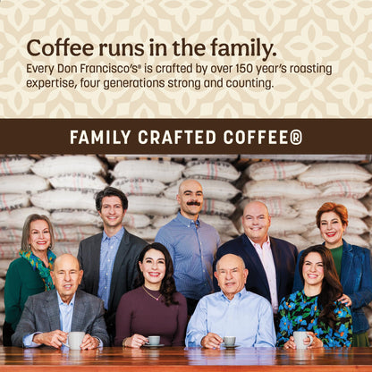 Don Francisco's Kona Blend Coffee 18 oz BB 9/15/26
