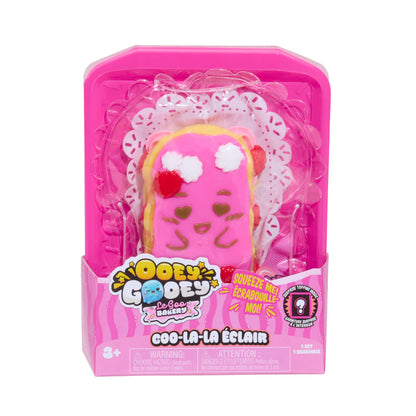 Just Play Ooey Gooey Le Goo Bakery Goo La La Éclair Set with Toppings, Super Soft and Squishy Play Food, Fidget and Sensory Toy for Kids, Girls, Boys, Ages 3 and Up