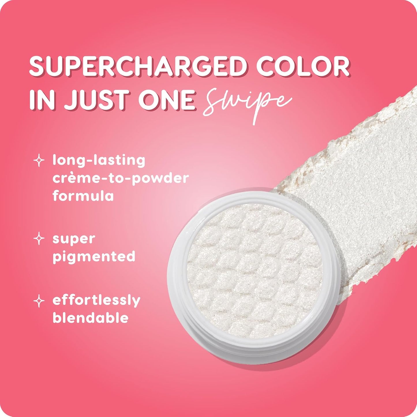 ColourPop Super Shock Shadow - High-Pigment, Cr me-Powder Eye Makeup - Single Glitter Eyeshadow with Minimal Fallout and Unique Bouncy Texture - Metallic Icy White Eyeshadow - Tassel (0.07 oz)