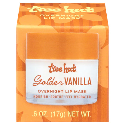 Tree Hut Overnight Lip Mask, Golden Vanilla, 0.6 oz