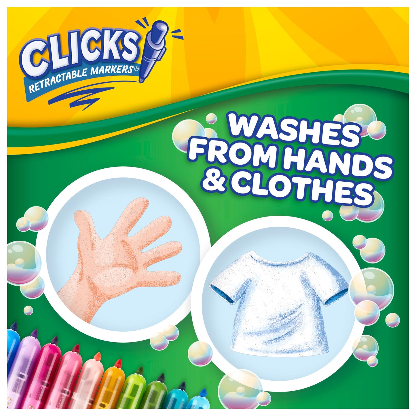 Crayola Clicks Retractable Tip Markers (10ct)
