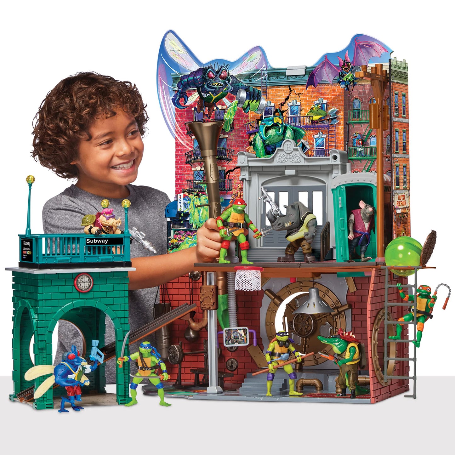 Mutant Mayhem Sewer Lair Playset