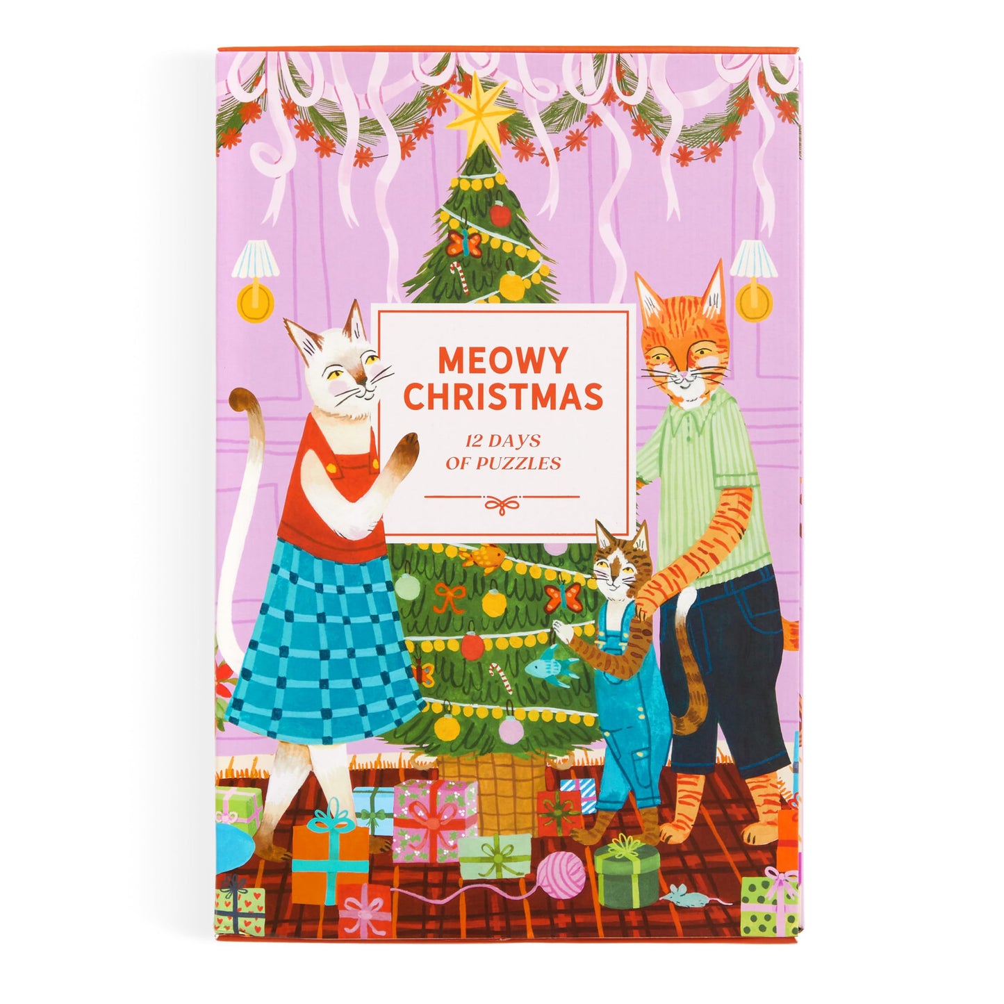 Galison Meowy Christmas 12 Days of Puzzles