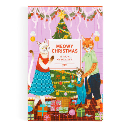 Galison Meowy Christmas 12 Days of Puzzles