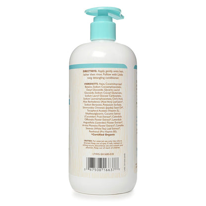 Little Twig Fragrance-Free Shampoo, Hair Shampoo with Natural Plant Derived Formula, Vegan, Gluten-Free, Perfect for Newborns, 17 fl. oz.