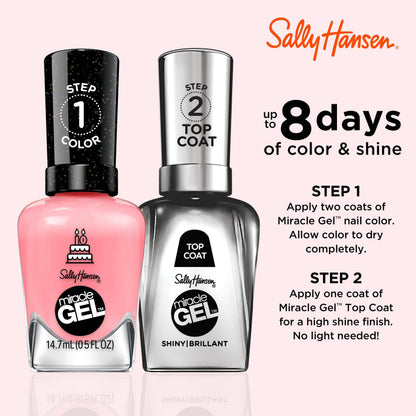 Miracle Gel Nail Polish 341 Pink an Outfit
