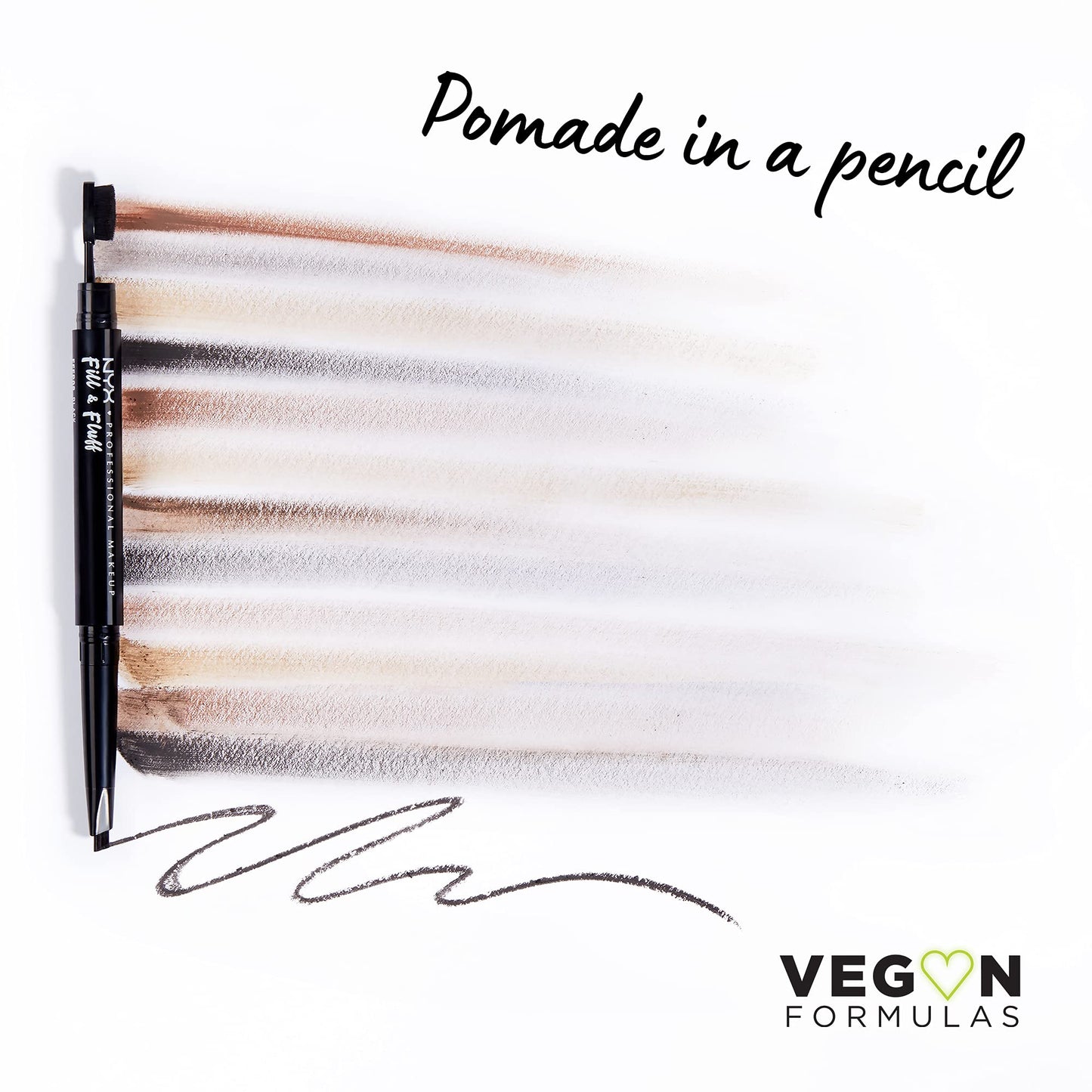 NYX PROFESSIONAL Fill & Fluff Eyebrow Pomade Pencil, Blonde