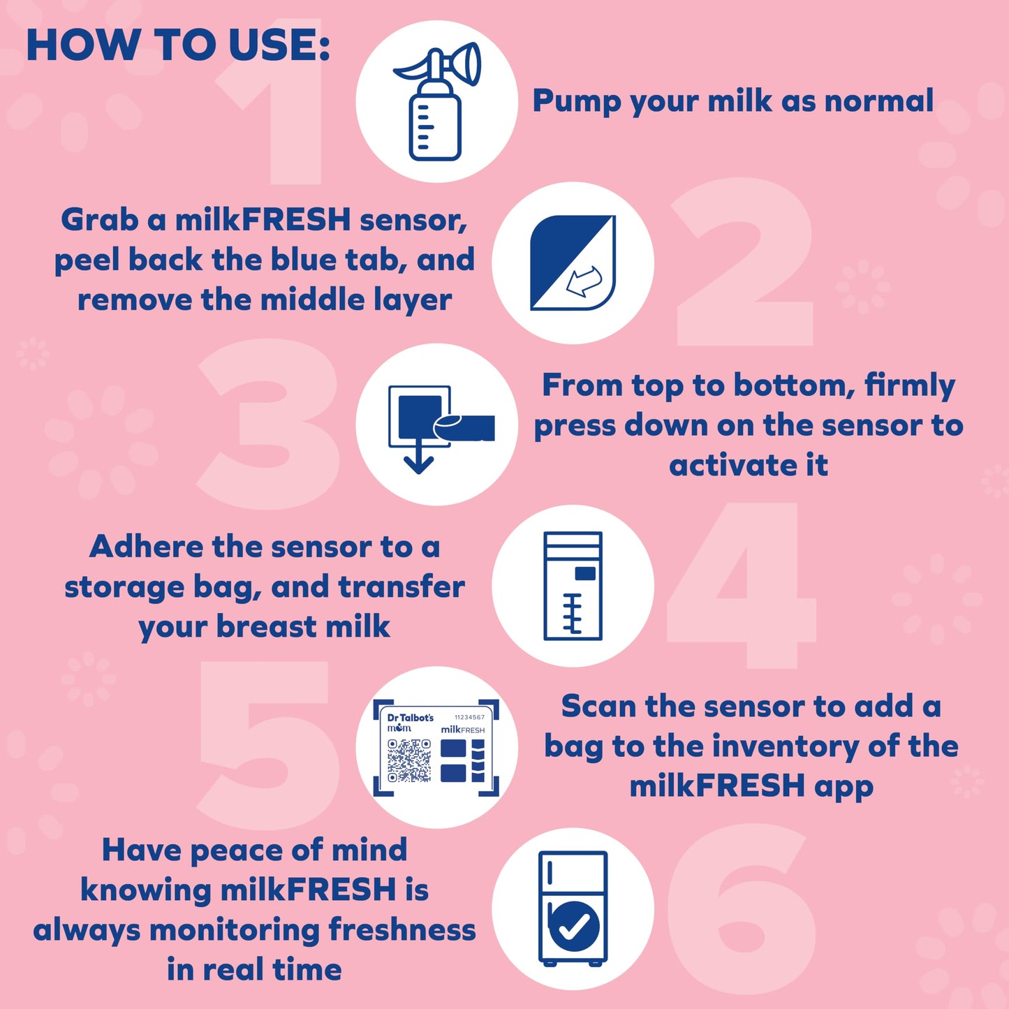 Dr. Talbot's Breastmilk Freshness Sensors - 48 Count