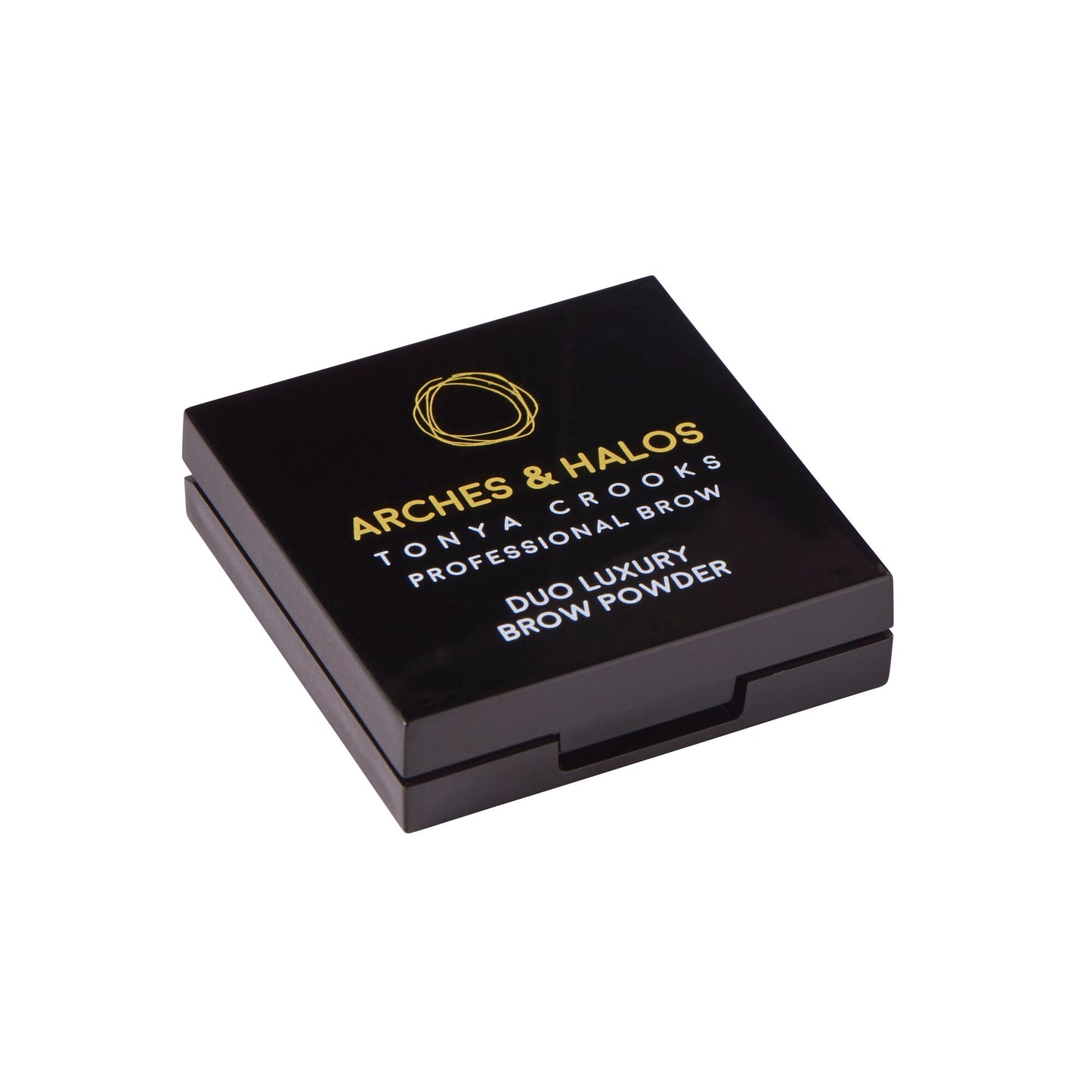 Arches & Halos Duo Luxury Brow Powder, Neutral Brown