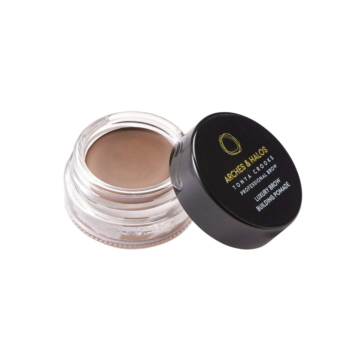 Arches & Halos Luxury Brow Building Pomade, Warm Brown
