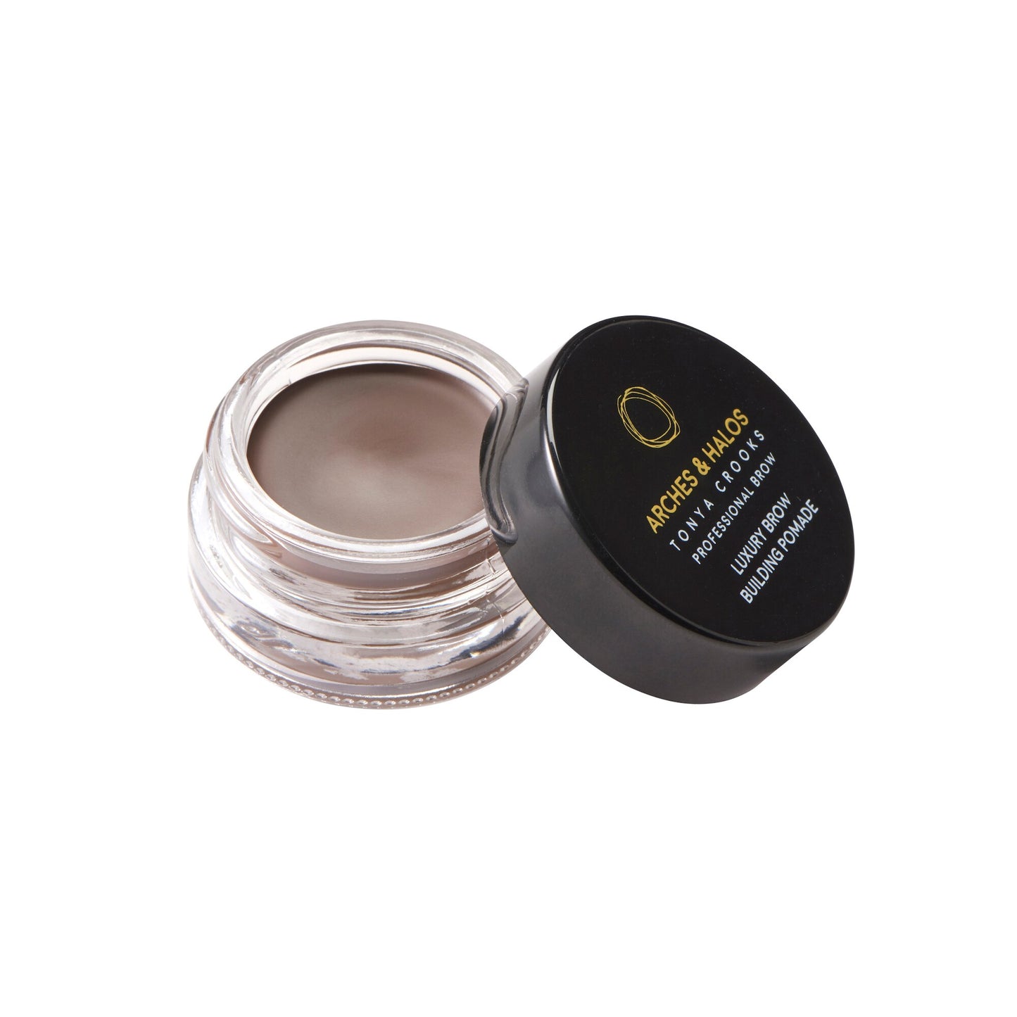 Arches & Halos Luxury Brow Building Pomade, Dark Brown