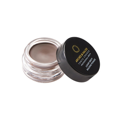 Arches & Halos Luxury Brow Building Pomade, Dark Brown