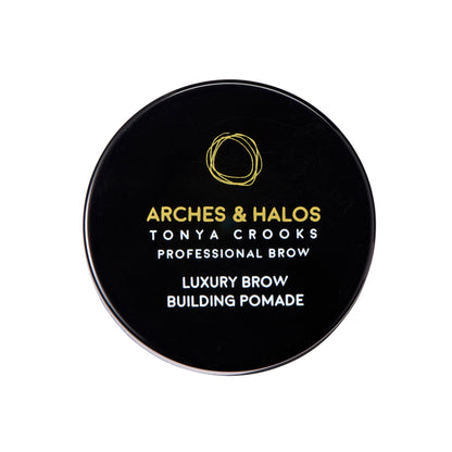 Arches & Halos Luxury Brow Building Pomade, Dark Brown