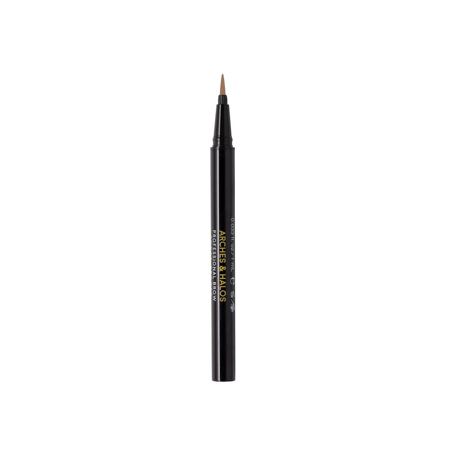 Arches & Halos Professional Brow Felt Tip Pen, Warm Brown