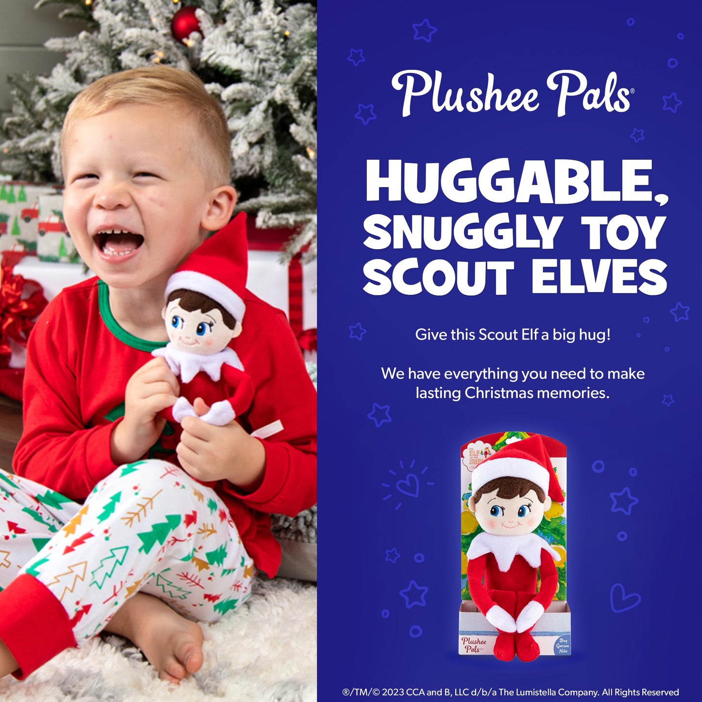 The Elf on the Shelf Plushee Pals Boy Light Tone Elf