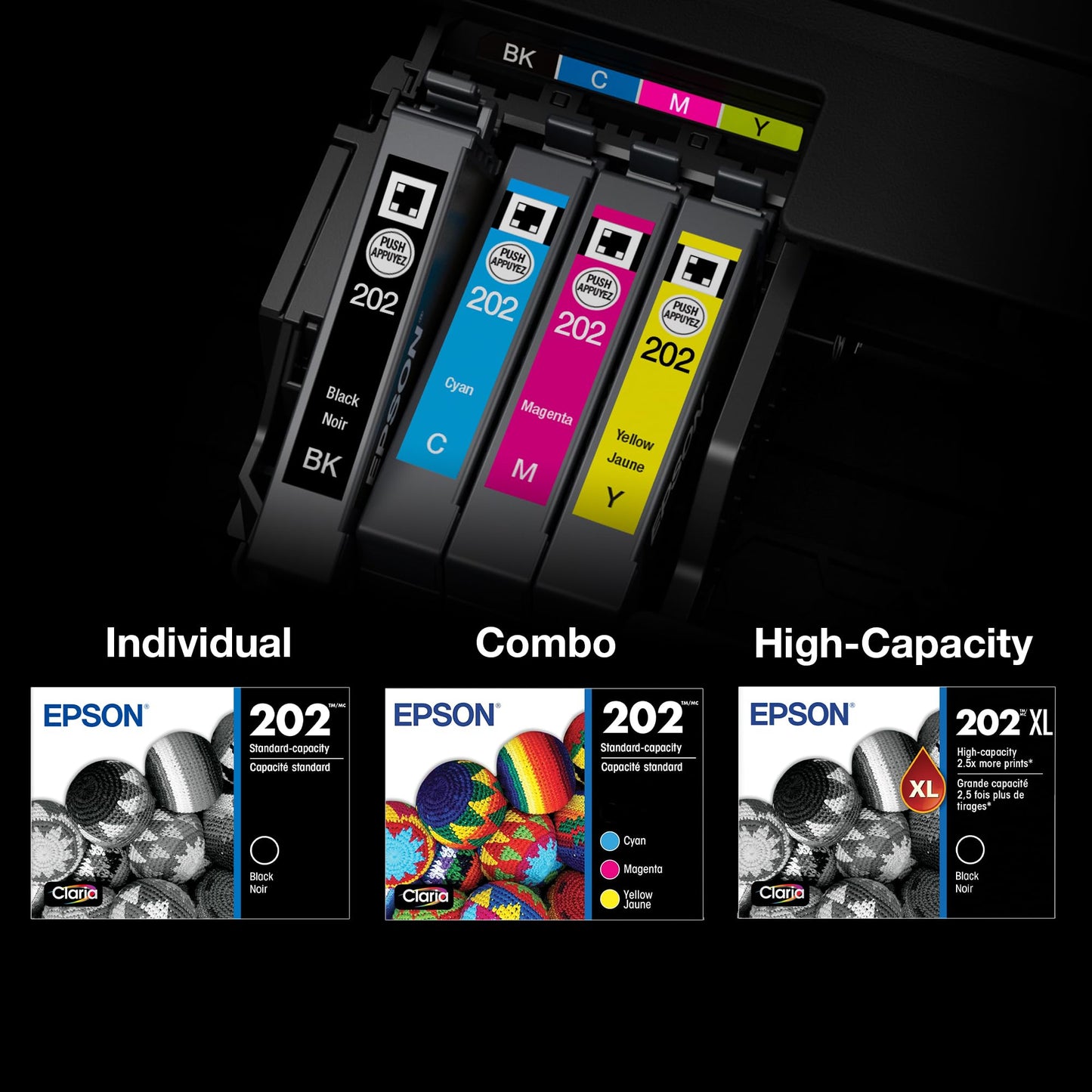 Epson 202 Claria Ink Standard Capacity Black Cartridge