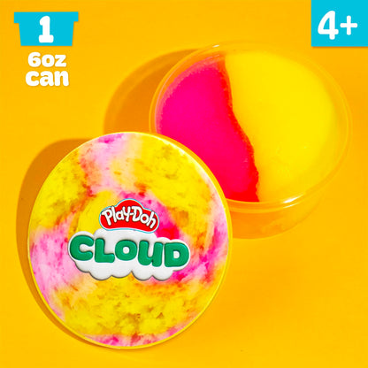 Play-Doh Scented Cloud Slime for Kids, Pink & Yellow Lemonade Scent, Popular Toys, Gifts and Party Favors