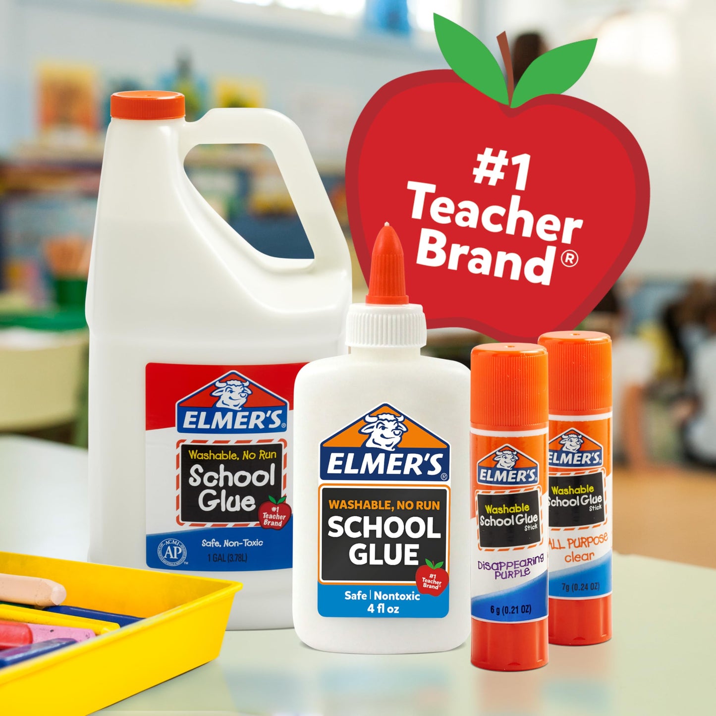 Elmer's Purple School Glue Sticks 12 Count