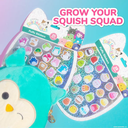 Horizon Group USA Puffy Sticker Playset for Kids, Squishy Squishmallows