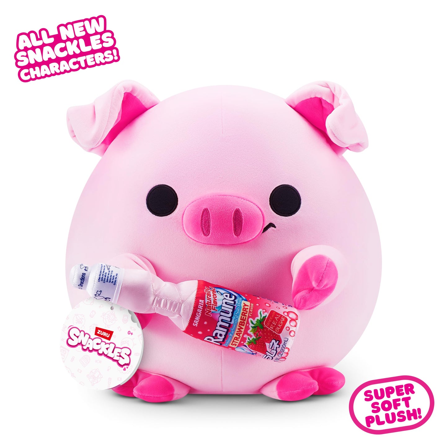 Snackles Licensed Series 3 8-inch Plush (Anna) by ZURU, Plush with License Snack Brand Accessory