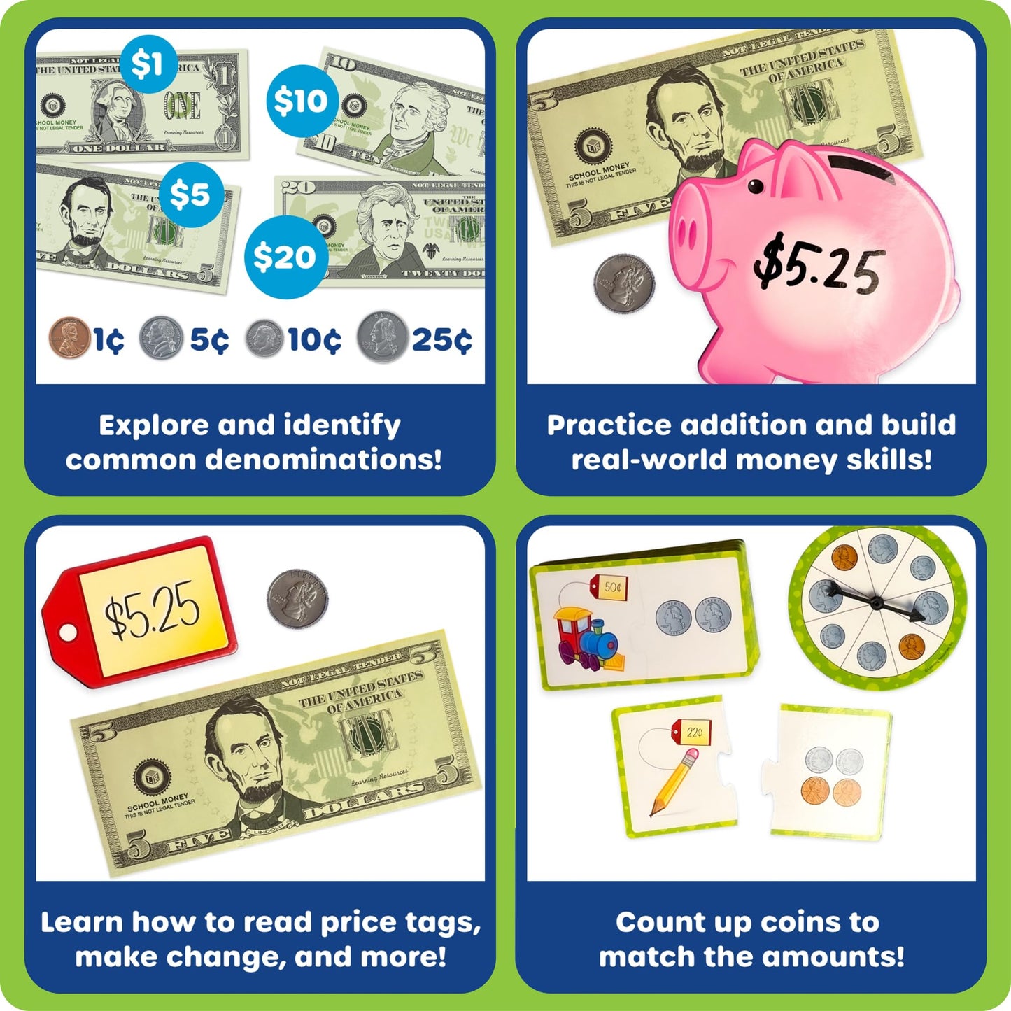 Learning Resources Money Activity Set