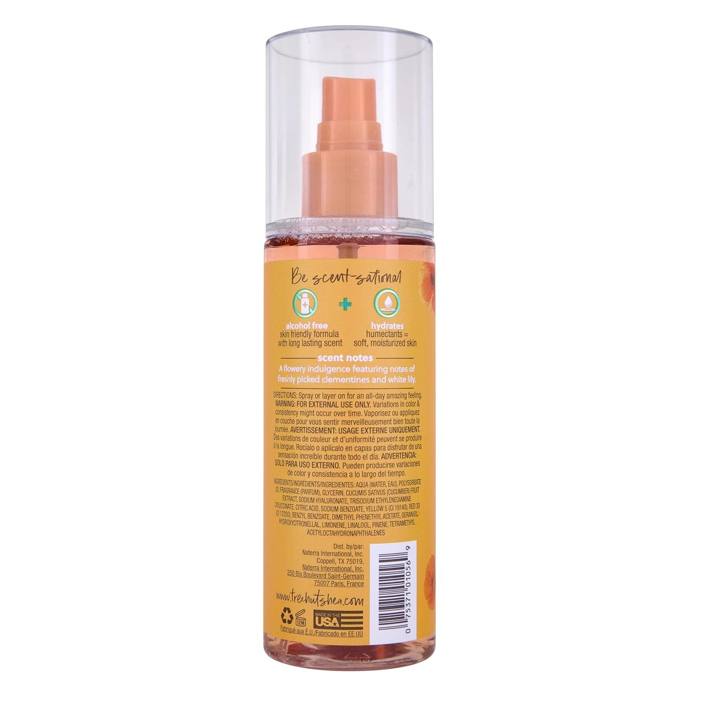 Tree Hut Sunkissed Poppy Fragrance Mist | Spritz On for a Refreshed Feel or Layer with Your Favorite Scents | Versatile Body Spray | 6 fl oz.