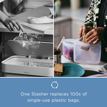 Silicone Reusable Food Storage Bowl