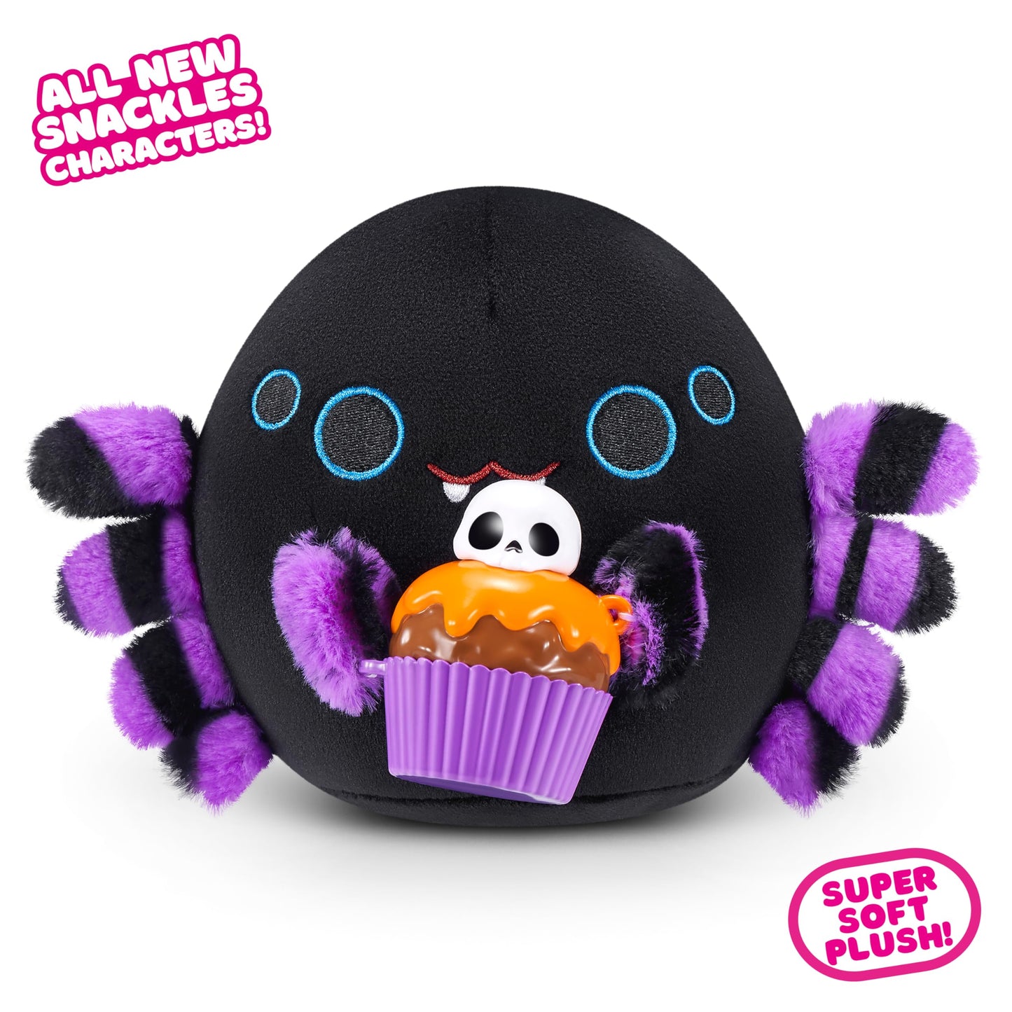 Snackles Halloween Series 1 5-inch Plush by ZURU, Plush with Snack Accessory