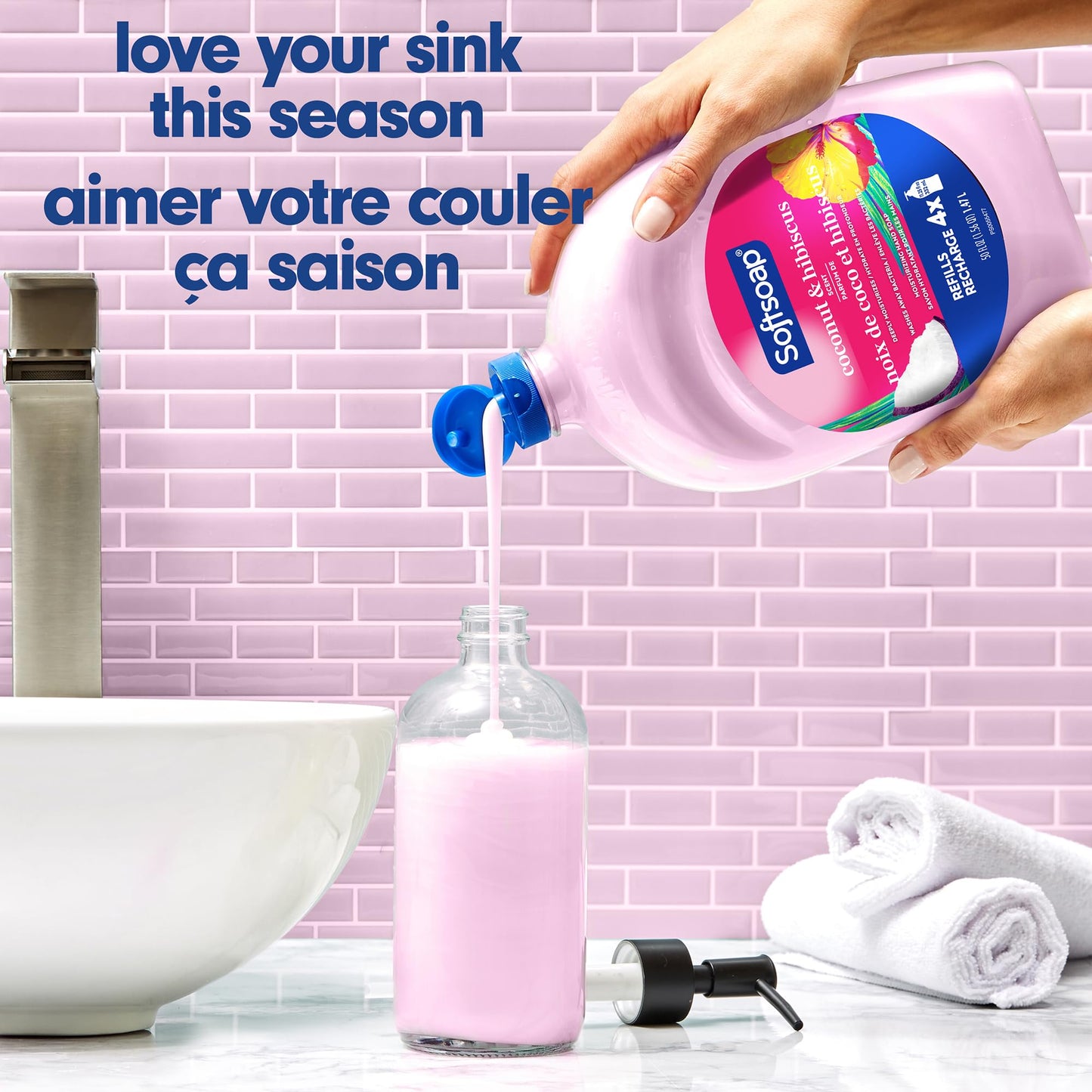 Softsoap Coconut and Hibiscus Hand Soap, 1.47 L Refill