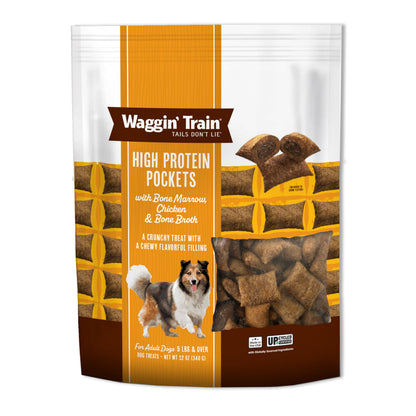 Waggin’ Train High Protein Dog Treats Chicken 12oz (Exp. 08/31/2026)