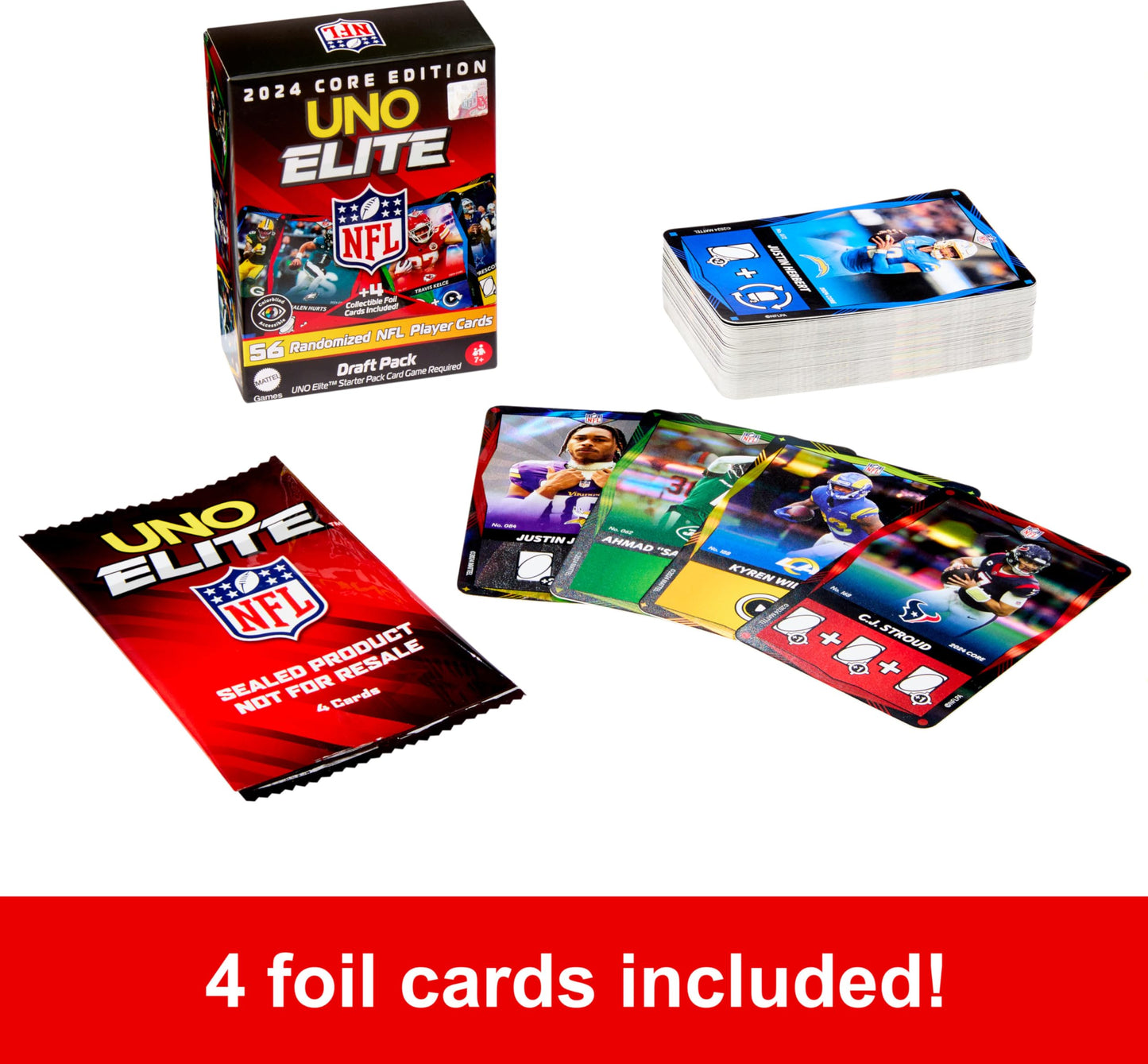 UNO Elite NFL Draft Pack Cards
