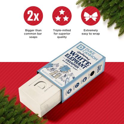 Duke Cannon White Elephant Bar Soap 10 oz