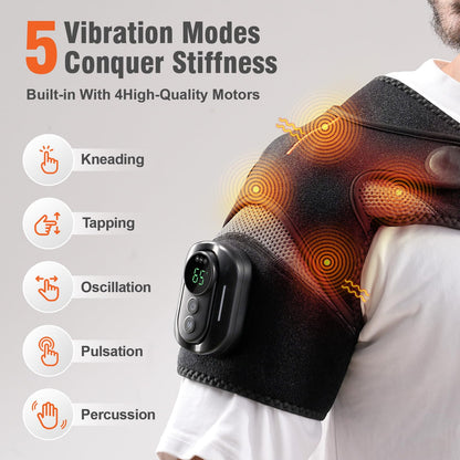 HOMVIMI Cordless Heated Shoulder Wrap with Vibration