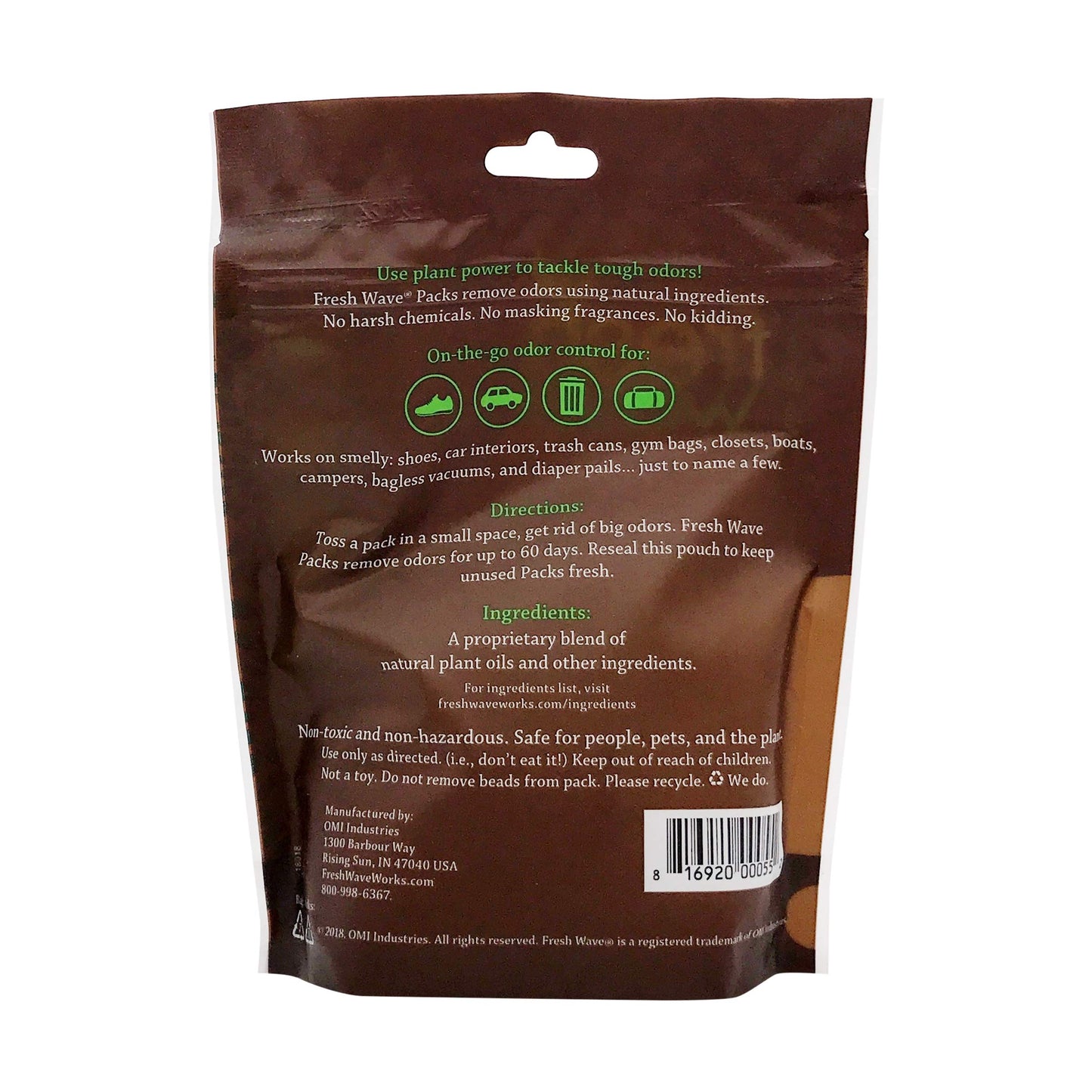 Fresh Wave Packs Odor Eliminator 6 CT