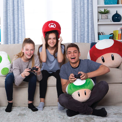Mario Kart Mocchi-Mocchi Plush Figure 1-up Mushroom 36 CM