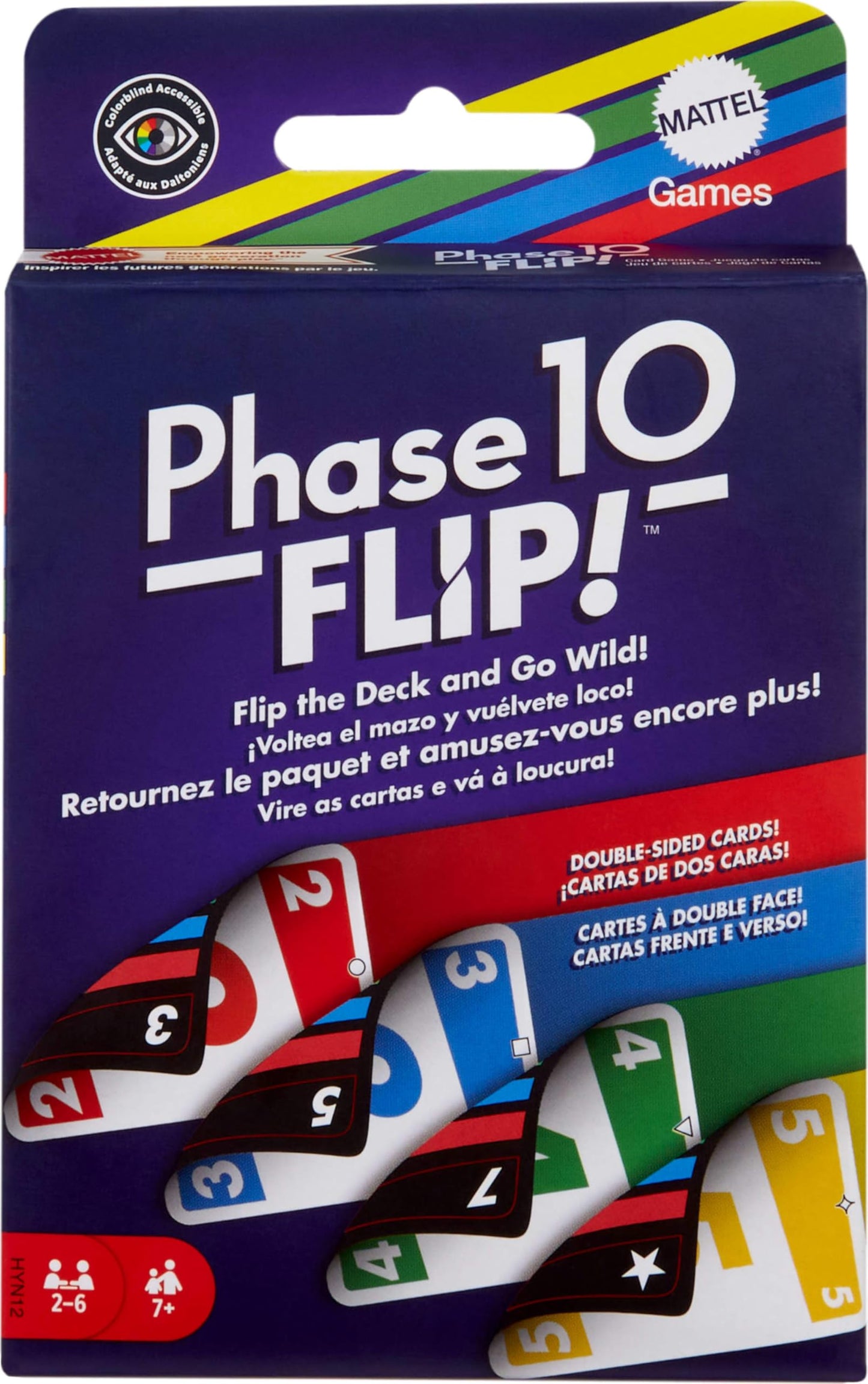 Mattel Games Phase 10 Flip Card Game