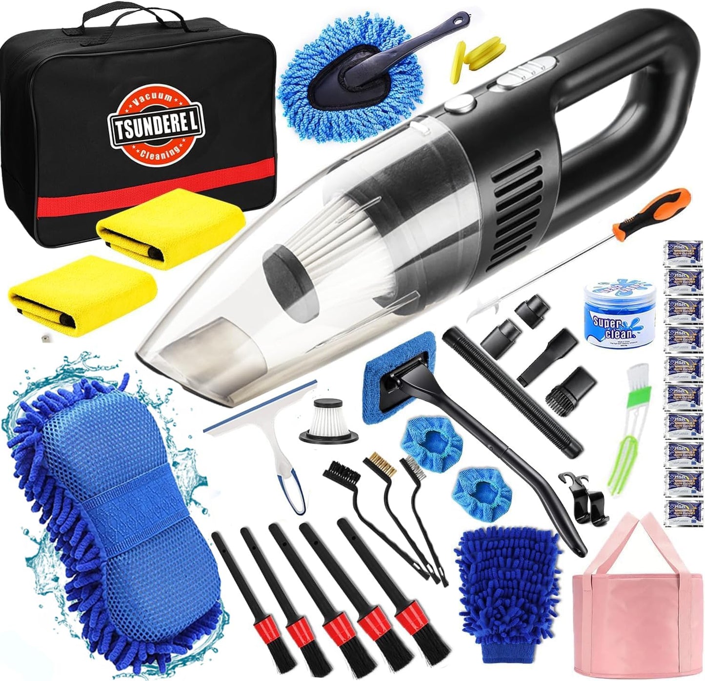 51 Pcs Car Cleaning Kit