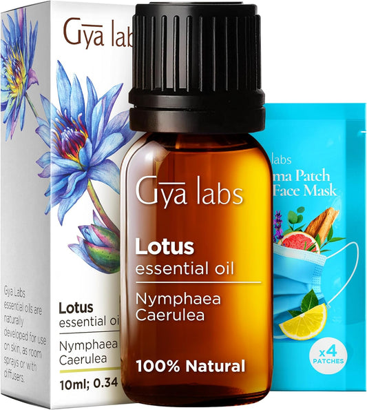 Lotus Essential Oil Gya Labs .34 fl oz (10 ml) *Exp 09/2029*