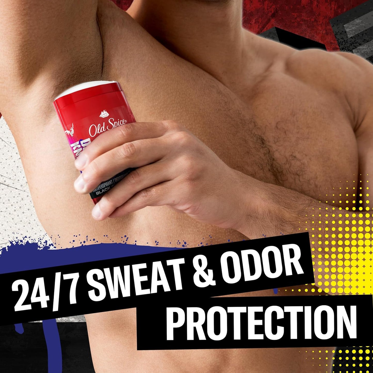 Old Spice Antiperspirant & Deodorant for Men - Smell Like a Hero - Batman, Black Cherry + Nightfall Scent - 2.6 oz *Exp 09/2026*