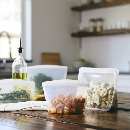 Silicone Reusable Food Storage Bowl