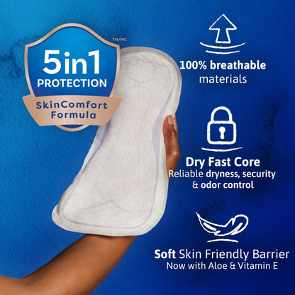 TENA Intimates Overnight Pad, 45 Count