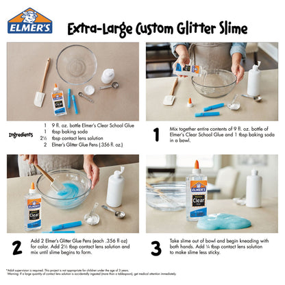 Elmer's E305 Washable School Glue, 5 oz, Liquid