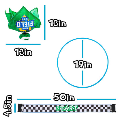 Franklin Field Day Deluxe Tic Tac Toe Racing for Kids and Adults