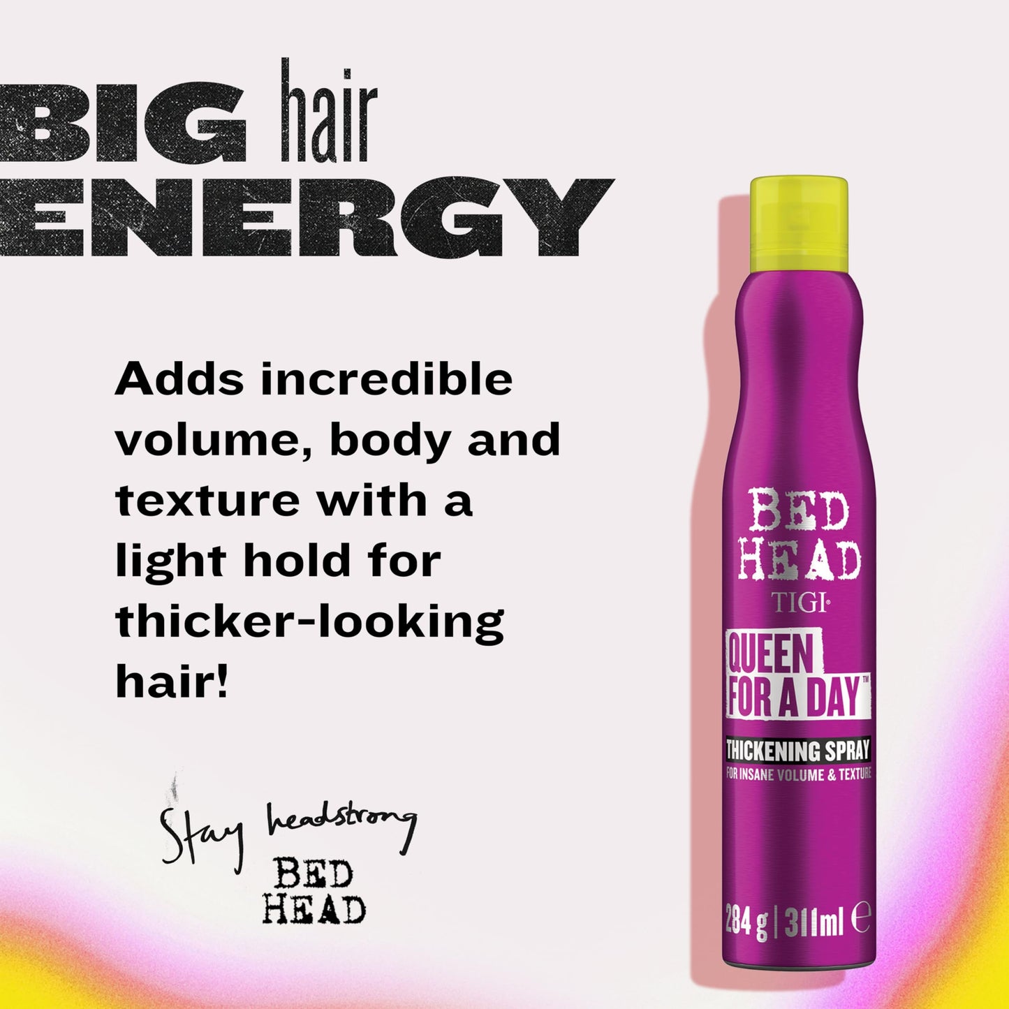 TIGI Bed Head Volumizing Hair Spray, 10.5 oz