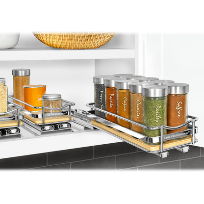 Elite Pull Out Spice Rack Organizer for Cabinet, 4-1/4 in.